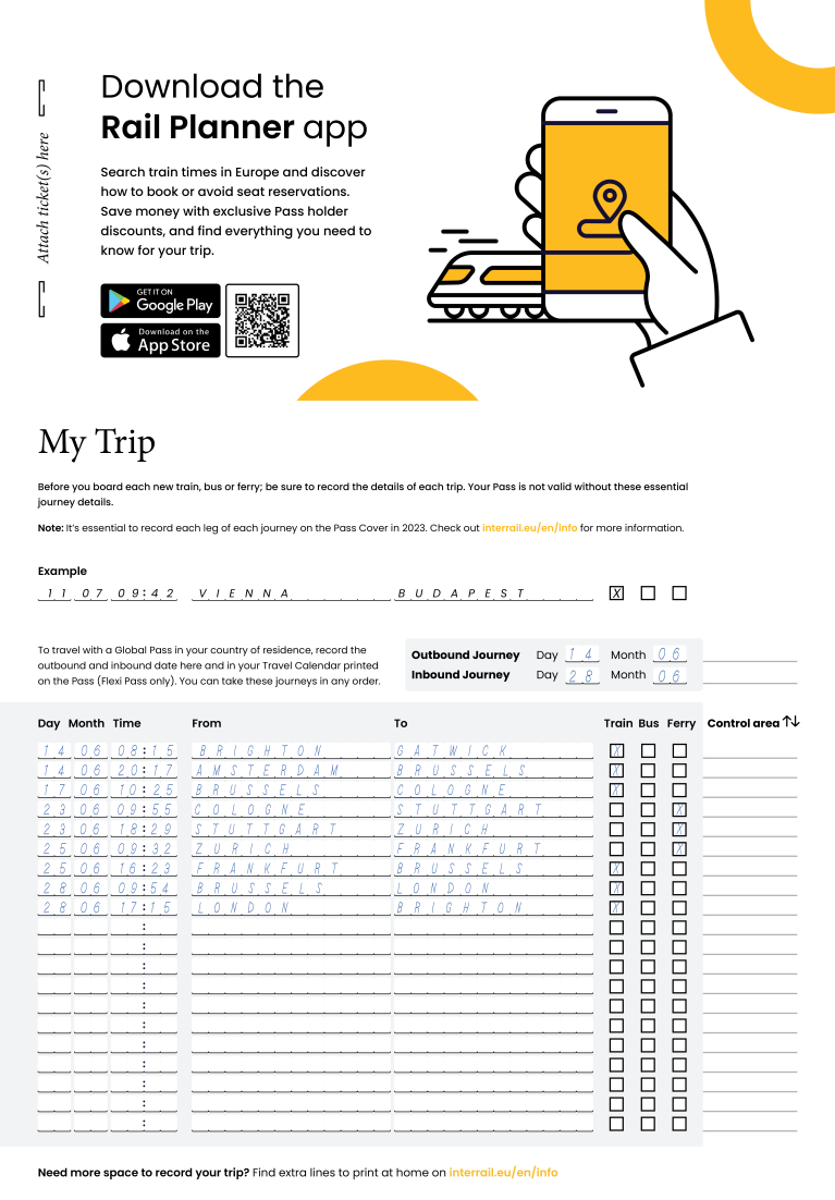 Comment utiliser votre Pass Interrail papier Interrail.eu